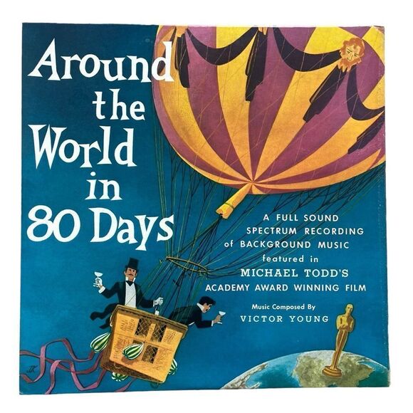 RARE VICTOR YOUNG AROUND THE WORLD IN 80 DAYS LP SOUNDTRACK VINYL RECORD - Picture 5 of 12